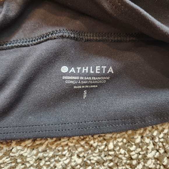 Athleta Transcend Plunge Black Bra Size Small - Picture 4 of 6